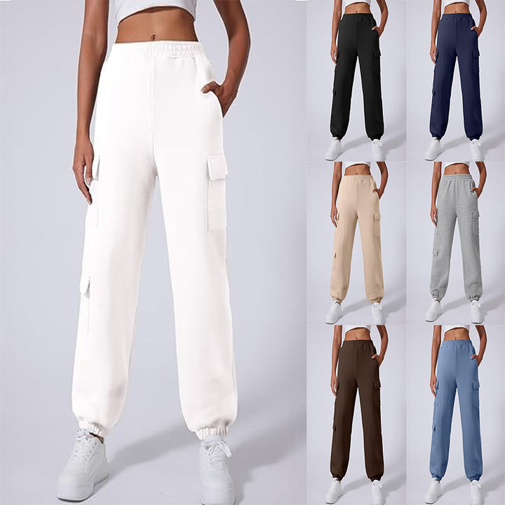 Dame Cargo-Style Sweatpants Stilla