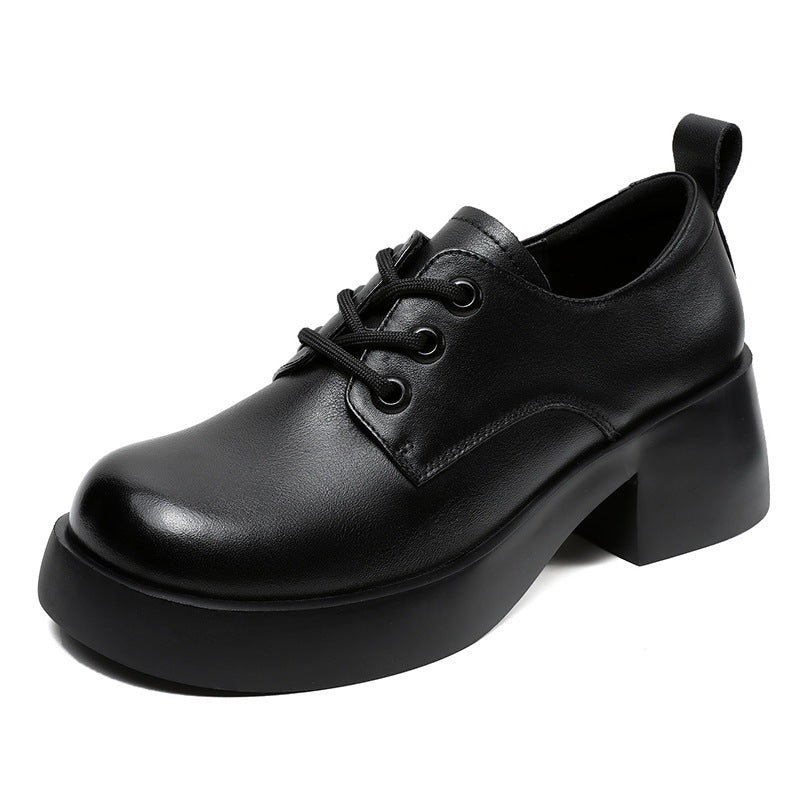 Dame Chunky kilehæle snørebånd Oxfords med dekorativ detalje Stilla