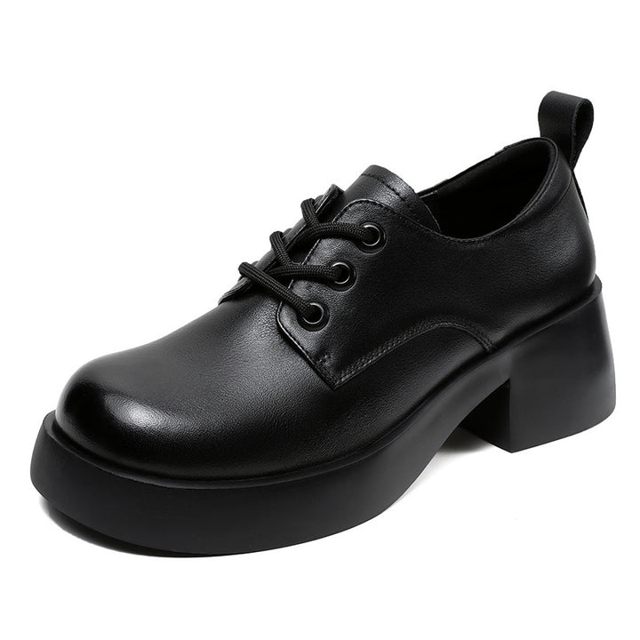 Dame Chunky kilehæle snørebånd Oxfords med dekorativ detalje Stilla