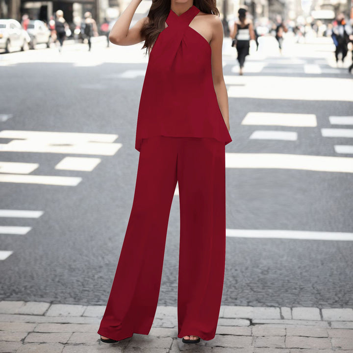 Dame Elegant og luftig jumpsuit med genanvendt stof Stilla