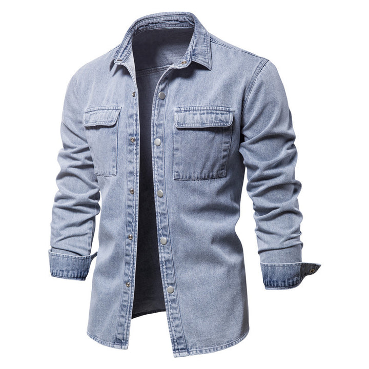 Herrer Denim-Skjorte Stilla