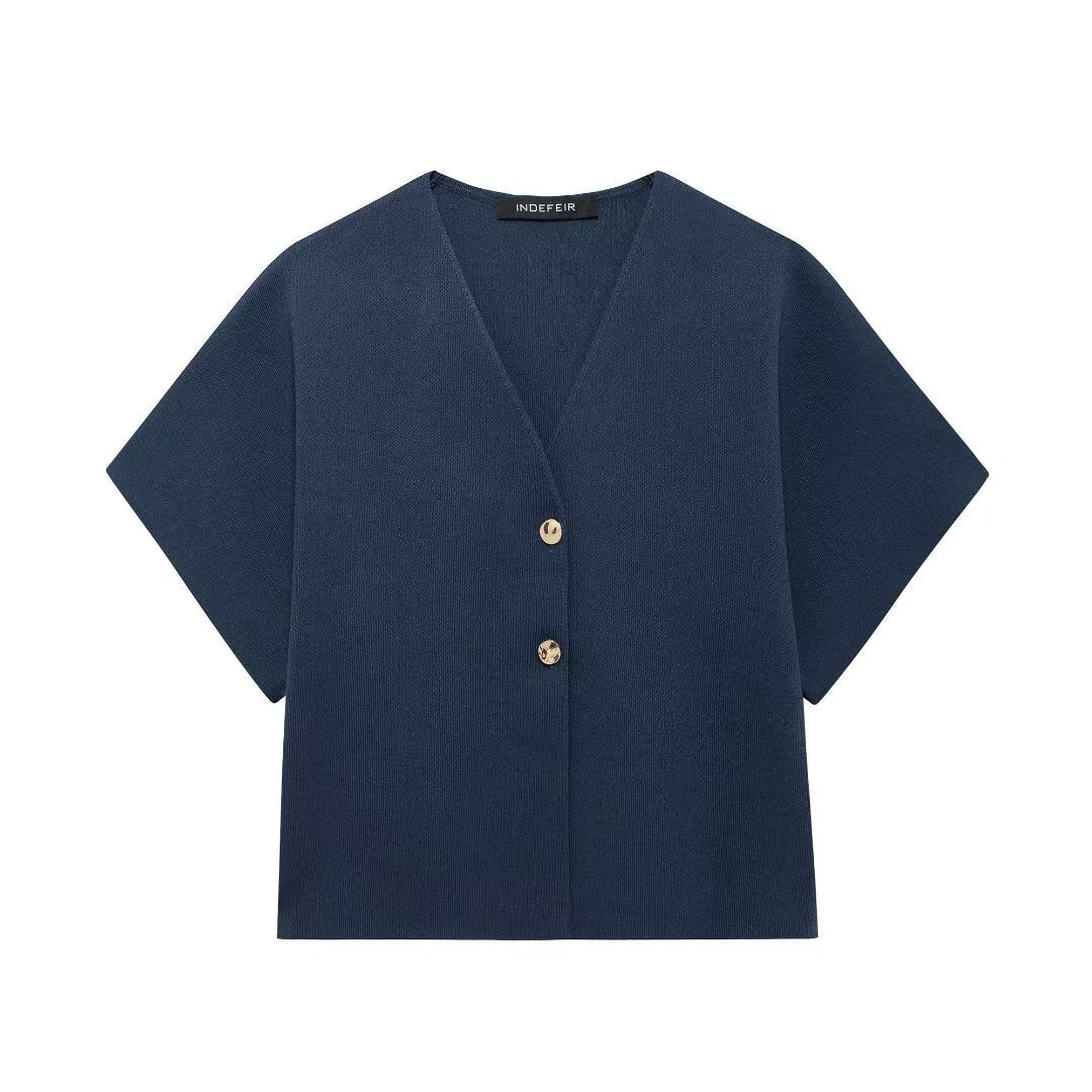Femme Relaxed Fit Button-Up Bluse Stilla