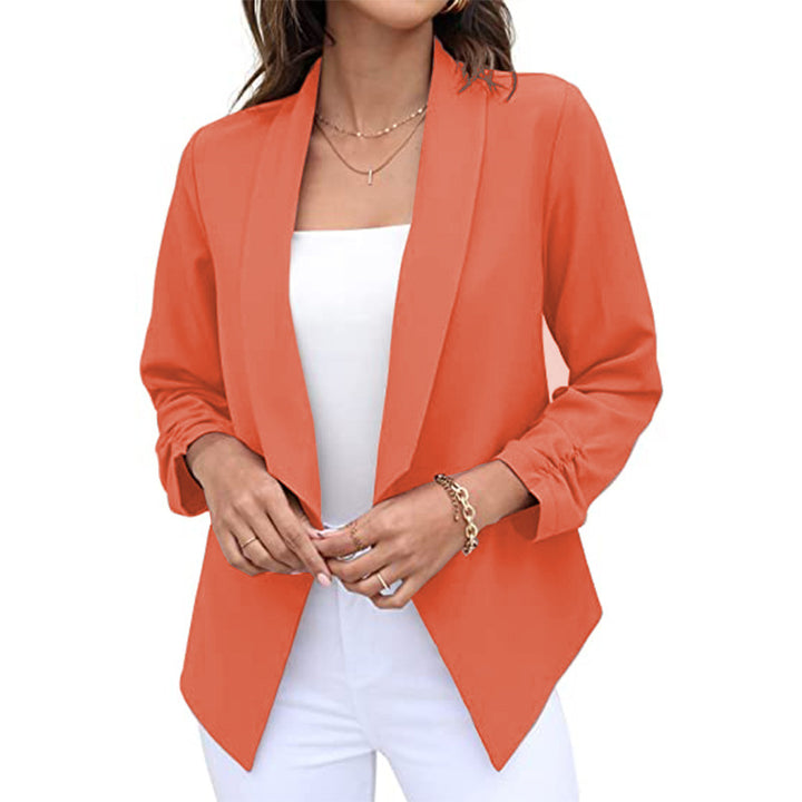 Dame trendy og elegant blazer med asymmetrisk skæring Stilla