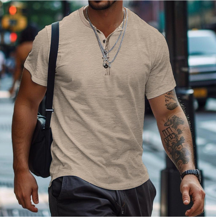 Herrer Casual Finstrik Polo Skjorte Stilla