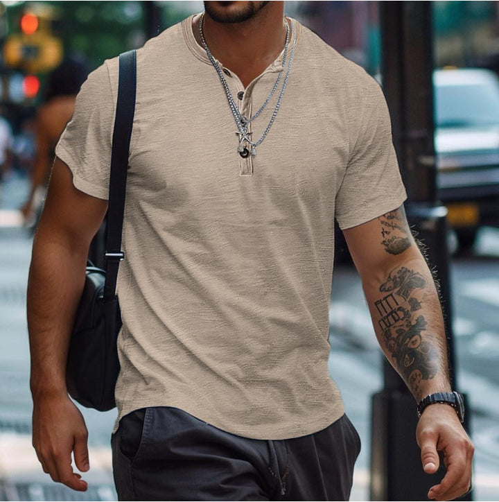 Herrer Casual Finstrik Polo Skjorte Stilla