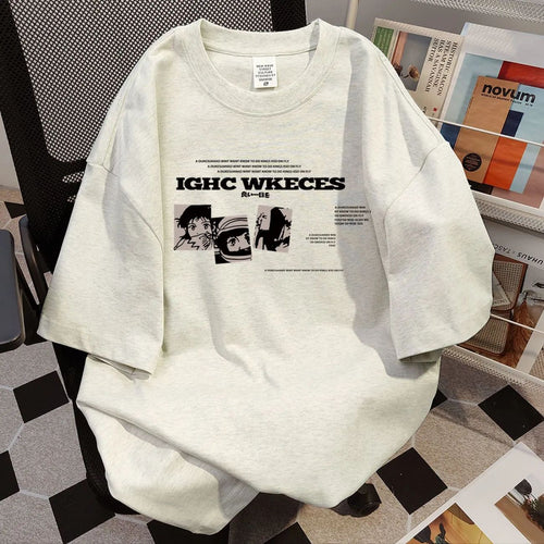 Kvinder oversized grafisk T-shirt Stilla