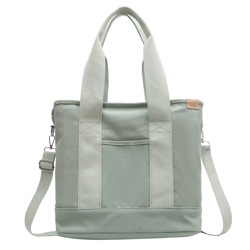 Femme Multifunktionel Canvas Transporttaske Stilla