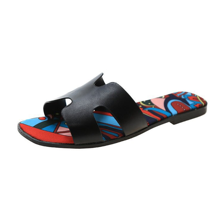 Dame Mode Strand sandaler med farverigt indre futter og behagelig sål design Stilla
