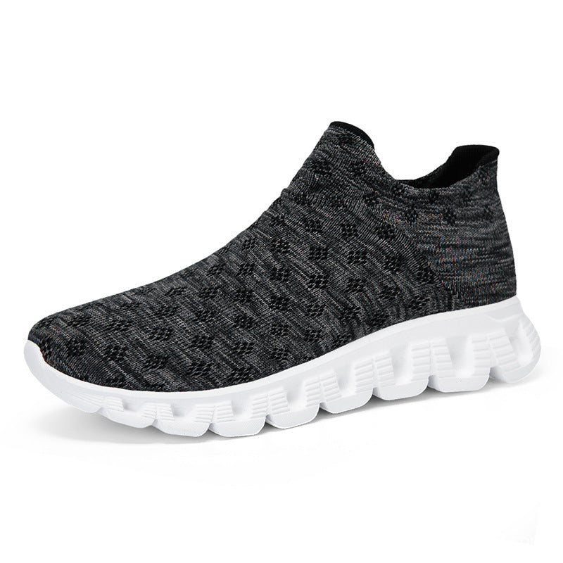 Herrer Slip-On Stretch Strik Performance Sneakers Stilla
