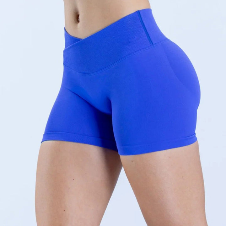 Damer sporty shorts med høj talje og figursyet snit Skovae