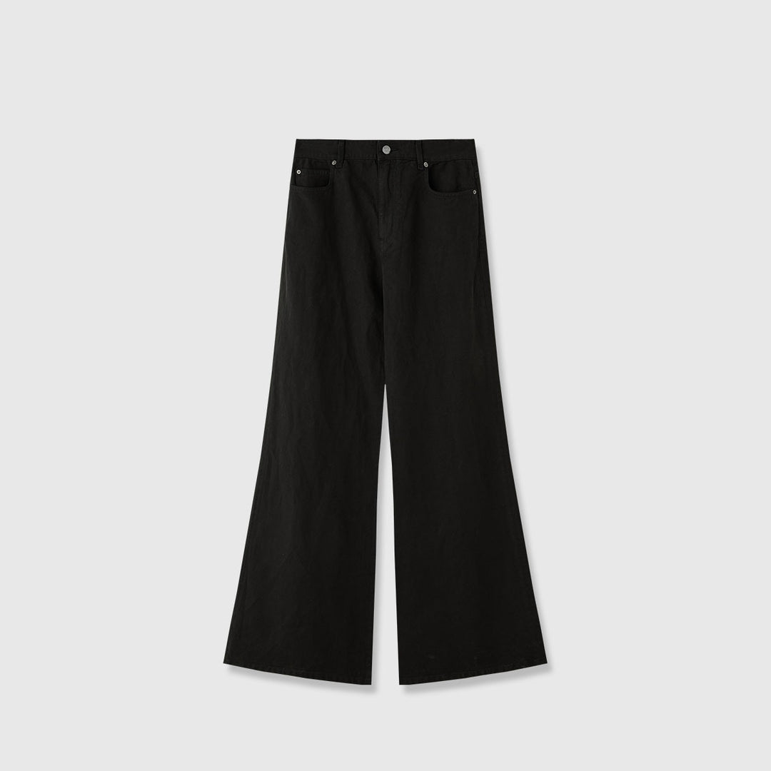Kvinders Bred Skåret Høj Talje Jeans Stilla