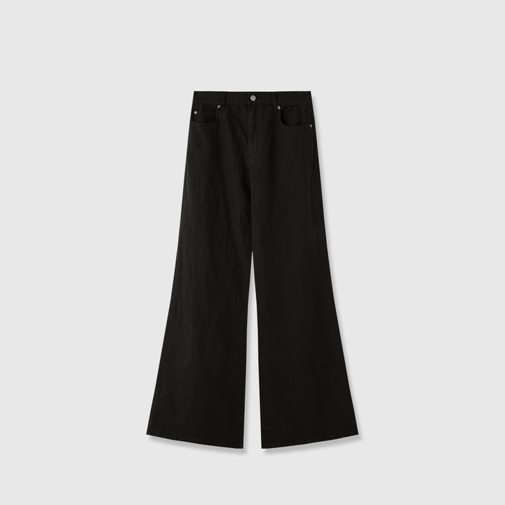 Kvinders Bred Skåret Høj Talje Jeans Stilla