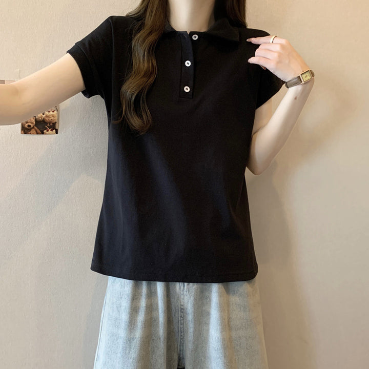 Femme Classic Polo-Shirt med elegant krave design Stilla