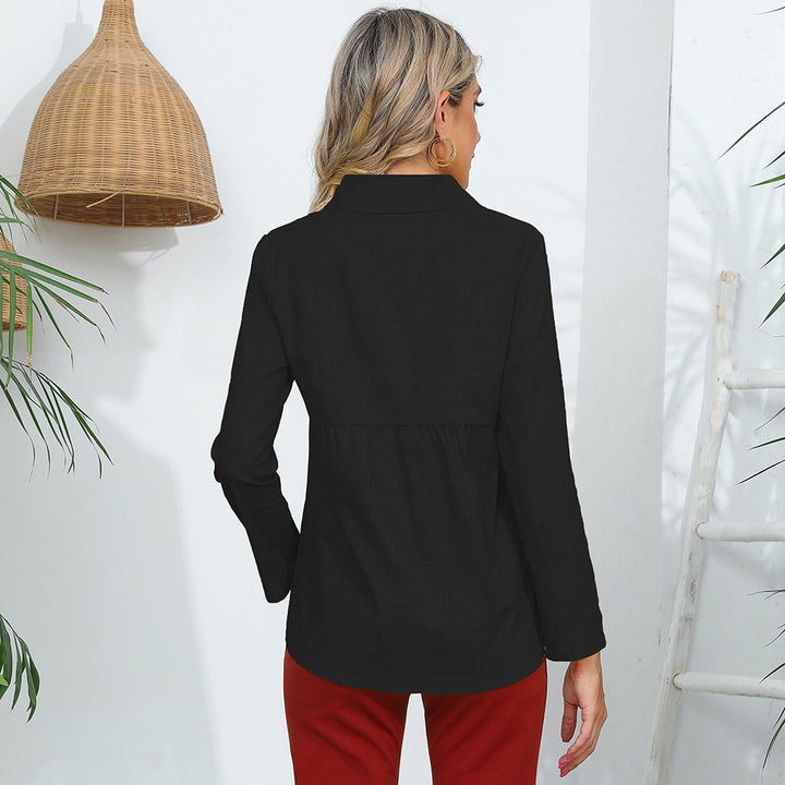Kvinders elegante og afslappede bluse top med korte ærmer Stilla