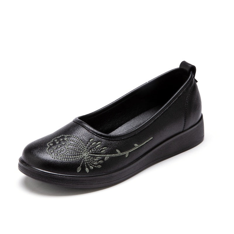 Femme Stilfulde Florale Dekorerede Slipper Stilla