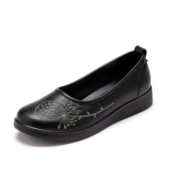 Femme Stilfulde Florale Dekorerede Slipper Stilla
