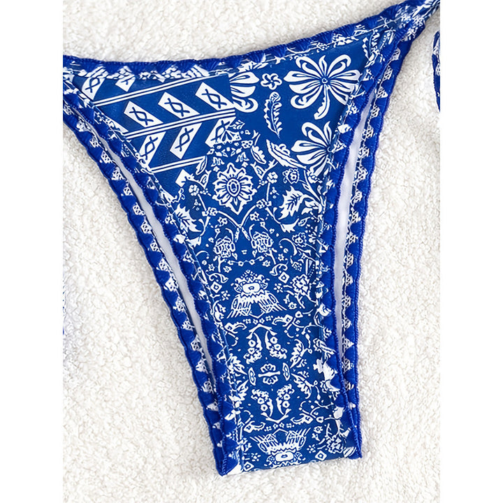 Dame Triangel-Bikini med elegante bindebånd Skovae