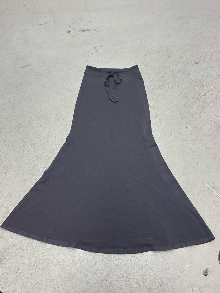 Damen eleganter Maxi-Rock mit verstellbarem Taillenband Skovae