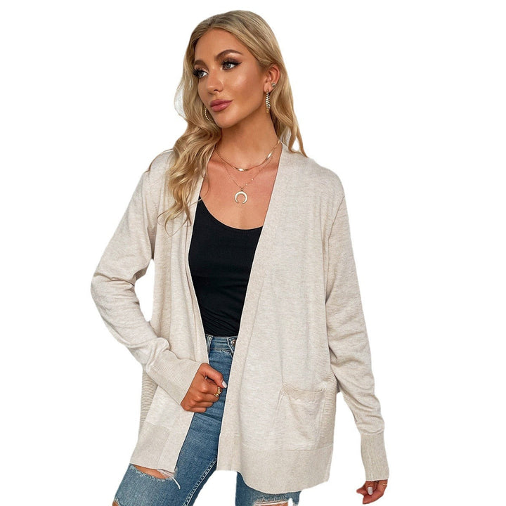 Stilla | Elegant Pendling Langærmet Strikket Cardigan