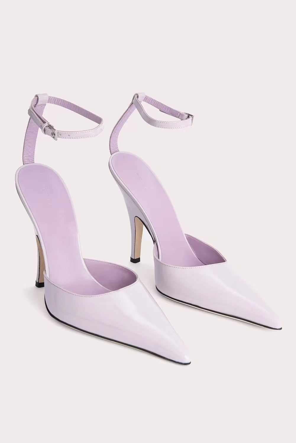 Femme Spidse Tå Slingback Hæl Mules Stilla