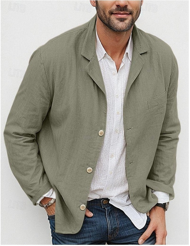 Herre elegant linnedjakke i casual-stil Stilla
