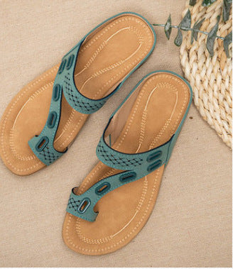 Dame Zehentrenner-sandaler med ergonomisk fodseng og skridsikker sål Stilla
