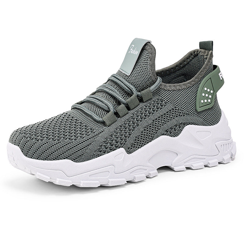 Dame Sporty fritidssneakers med åndbar netstruktur og dæmpende sål Stilla