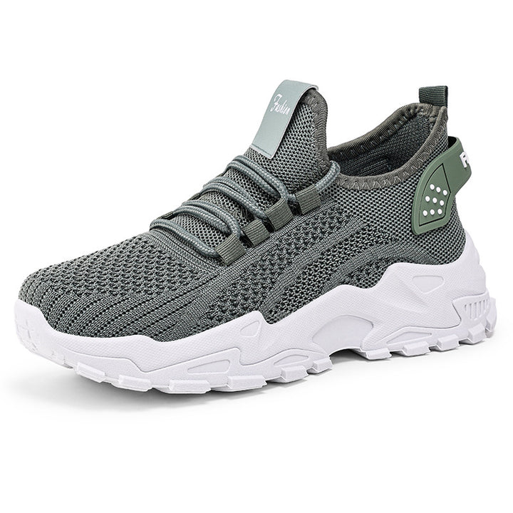 Dame Sporty fritidssneakers med åndbar netstruktur og dæmpende sål Stilla