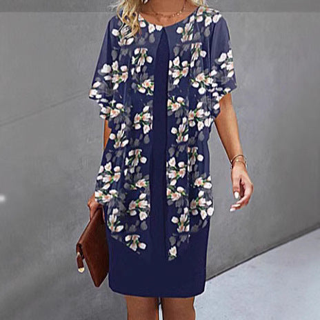 Dame Strandkjole med blomstertop Stilla