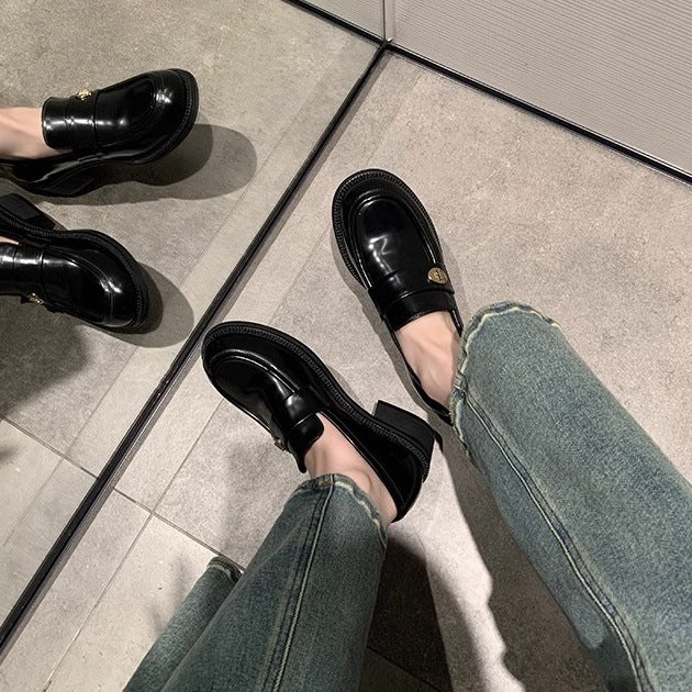 Dame Elegant Laklæder Slipper Stilla