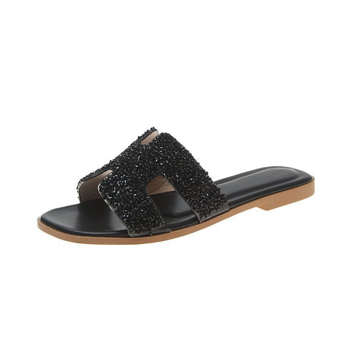 Damer Mode Rhinestone-sandaler i elegant design Stilla