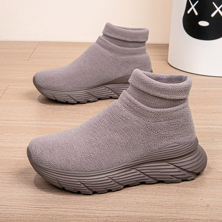 Dame Strik Sko Sneakers med polstret ankelbeskyttelse Stilla