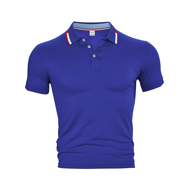 Herren poloshirt med struktureret krave og åndbare egenskaber Stilla
