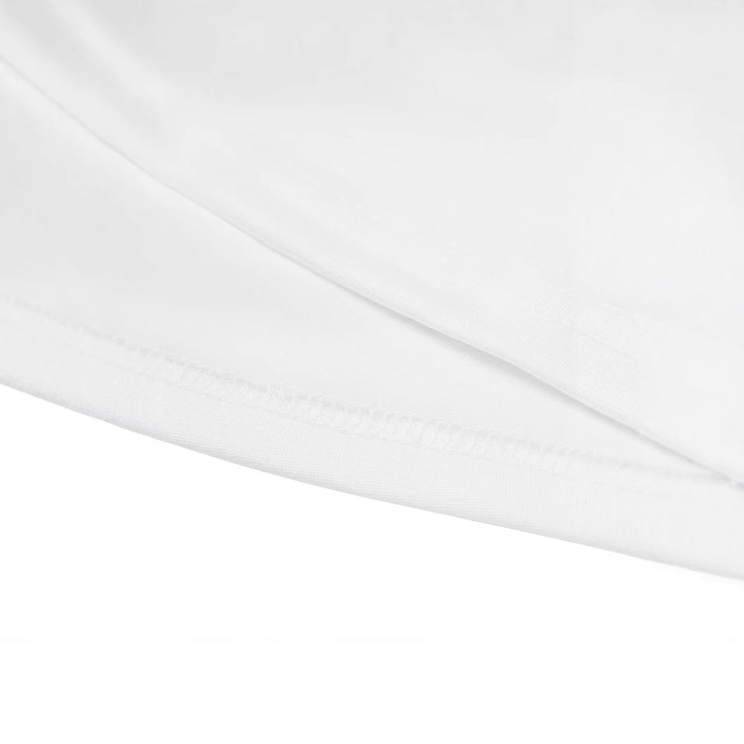 Dame Crop-top med motiverende skrift og figursyet snit Skovae