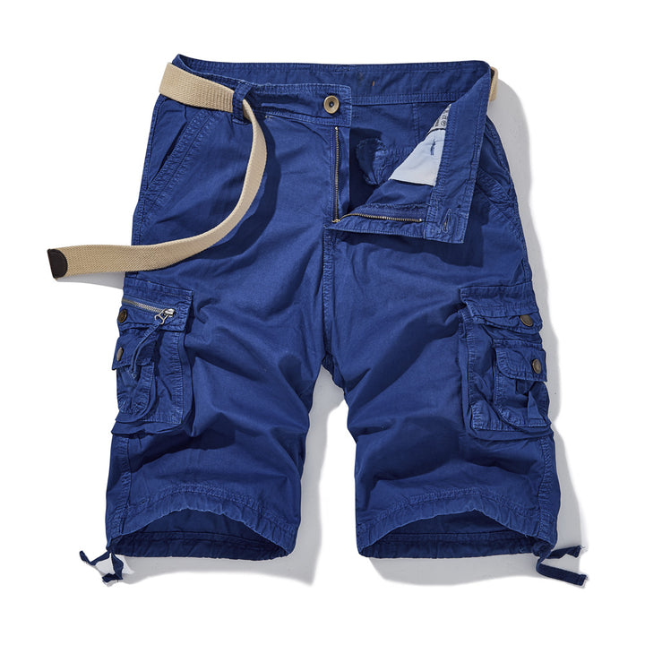 Herrer Cargo-short med alsidige funktionelle lommer og justerbar rem Stilla
