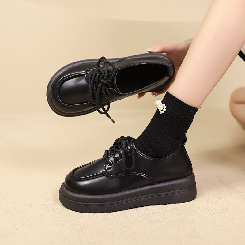 Femme Casual Snøre-Platform-Sneakers Stilla
