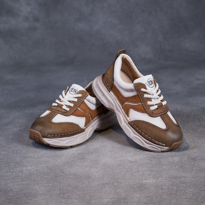 Dame Stilfulde Chunky Platform Sneakers Stilla