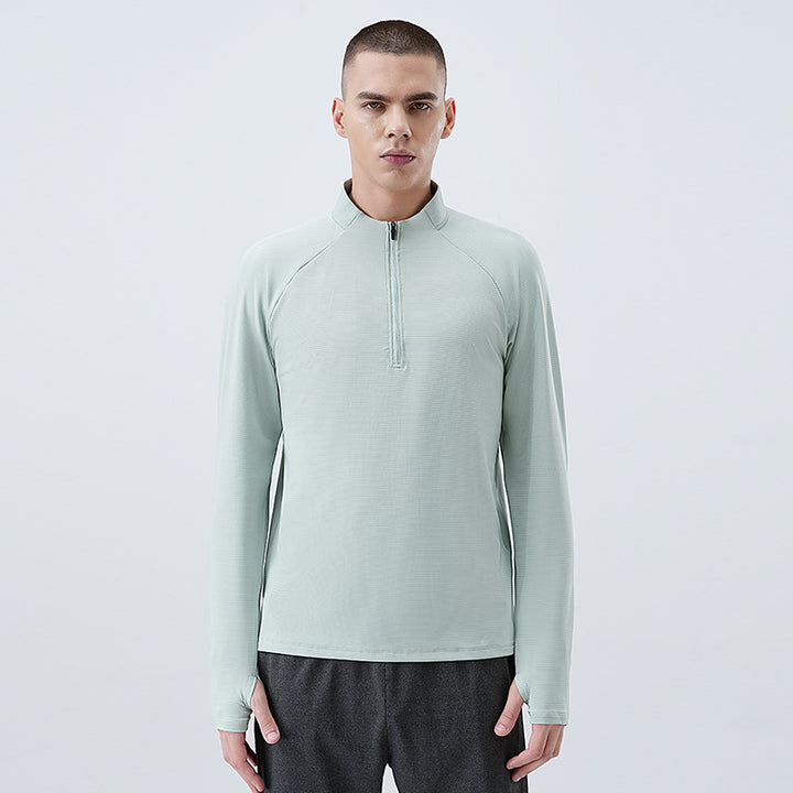 Herre funktionsshirt med ståkrave Stilla