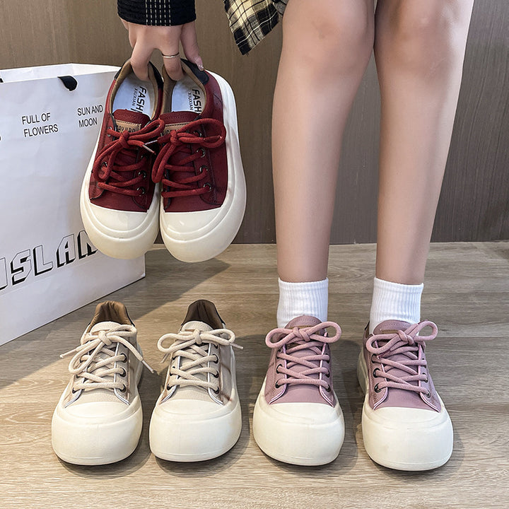 Dame Komfortable Sneakers med innovativt design og elastisk snøret Stilla