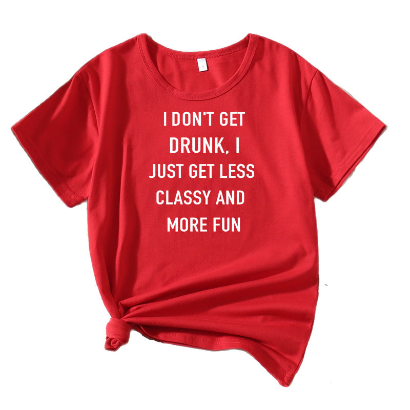 Dame Casual Humor Slogan T-Shirt Stilla