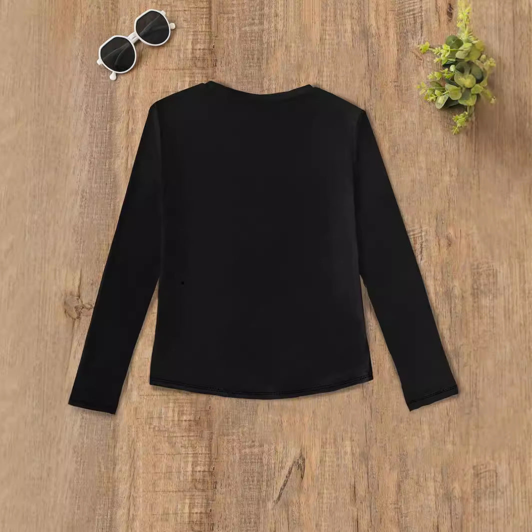 Dame Løs Langærmet T-shirt med elegant snit og komfortabelt stof Stilla