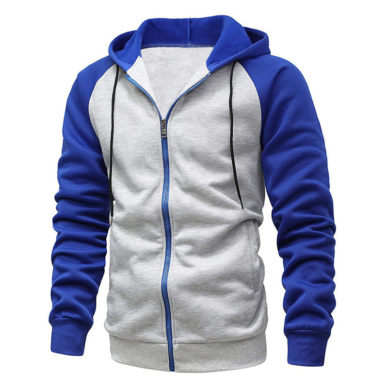 Herrer Hoodie med kontrasterende ærmer Stilla