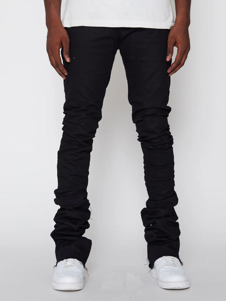 Herrer moderigtige Skinny Jeans med diskret rynkning Stilla