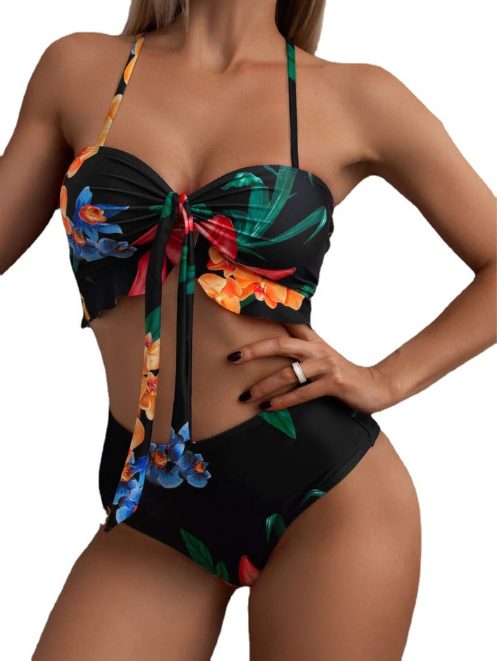 Dame Sommer bikini-top og lange gennemsigtige strandbukser Stilla
