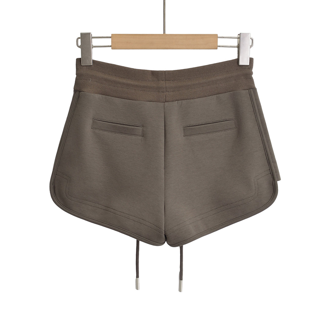 Dame Sporty fritidsshorts med justerbar snøre og afslappet design Stilla