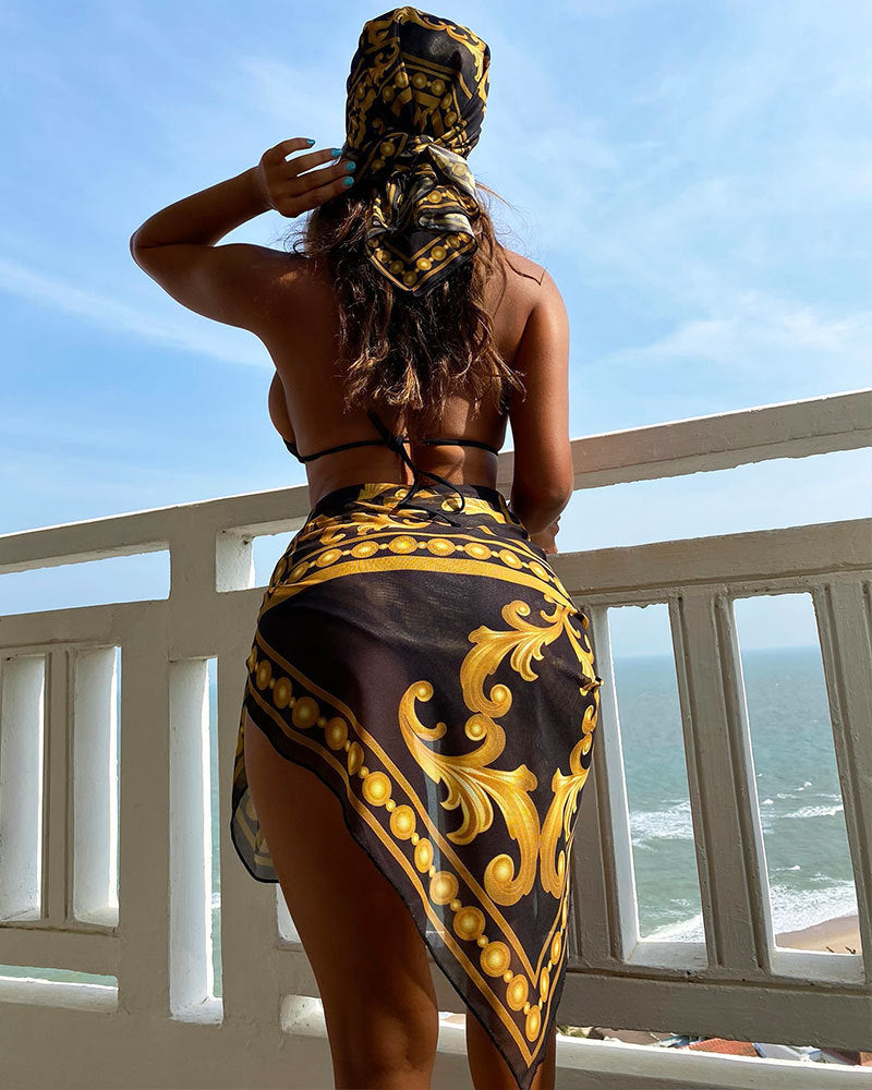 Damer Chic Gennemsigtig Bade Sarong Indpakning Stilla