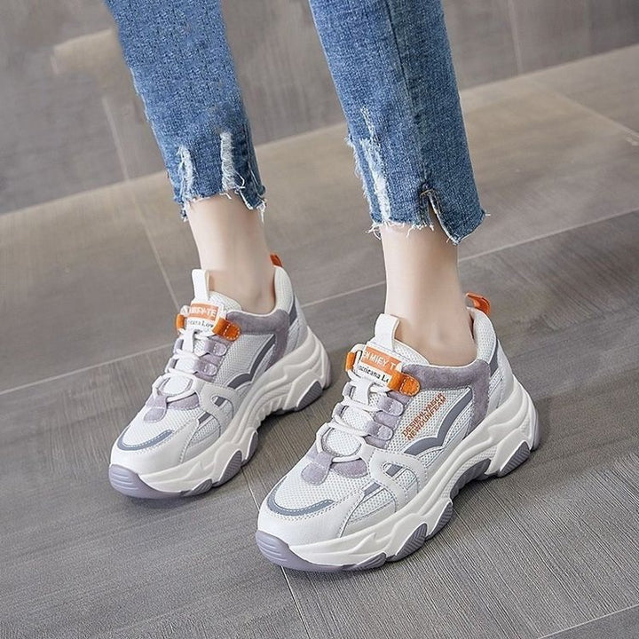 Dame Sporty Sneakers med professionel dæmpningsteknologi og åndbart mesh-oberflade Stilla