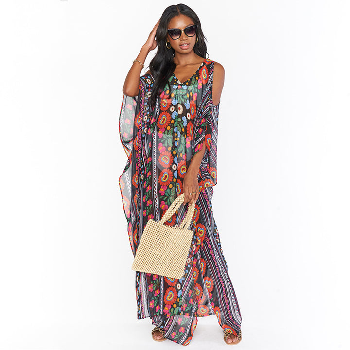 Dame sommerkjole i boho stil Stilla