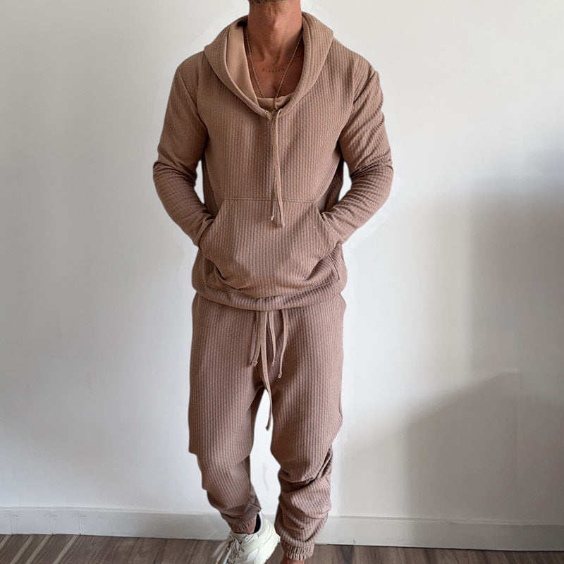 Herrer komfortabel Sweatpants med høj krave Stilla