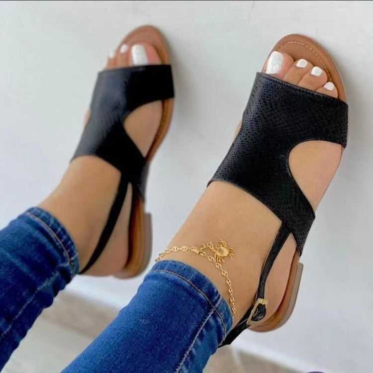 Dame Komfortable Sandaler med moderne Cut-Out Design Stilla